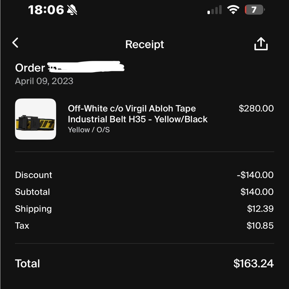 Off-White Belt